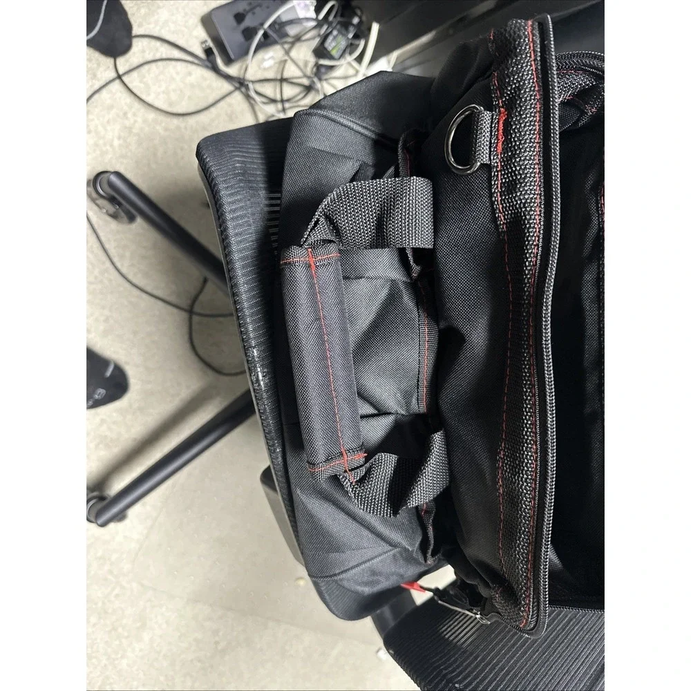 WORKPRO Tool Bag 14-inch Multi-pocket Tool Organizer w/Adjustable Shoulder Strap